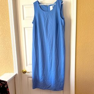 Chic Blue Midi Dress